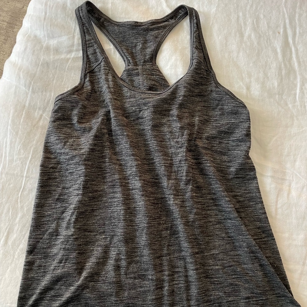 Lululemon 🍋 Cool Racerback Tank Top, Marled gray